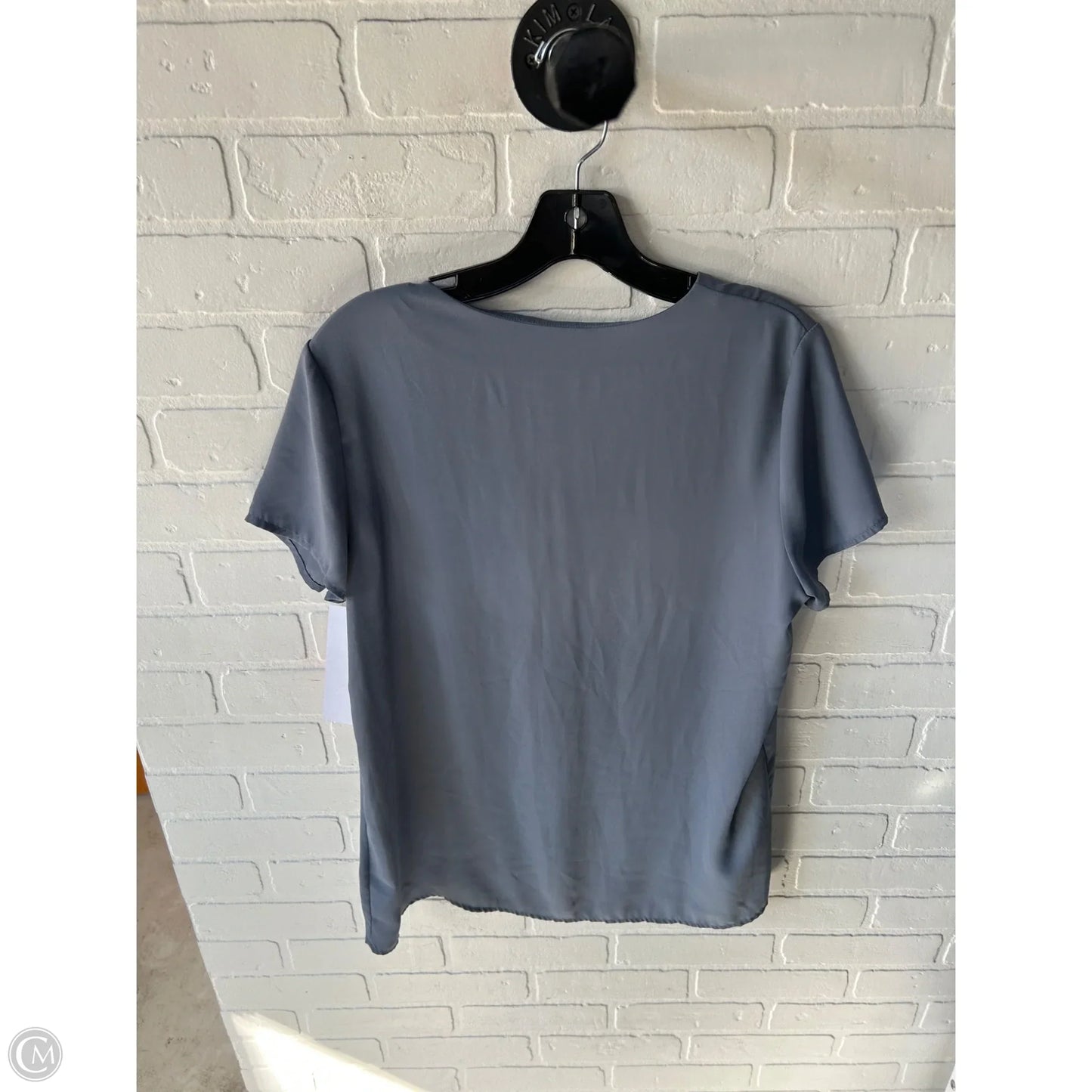 Top Short Sleeve By Ro & De In Grey, Size: L