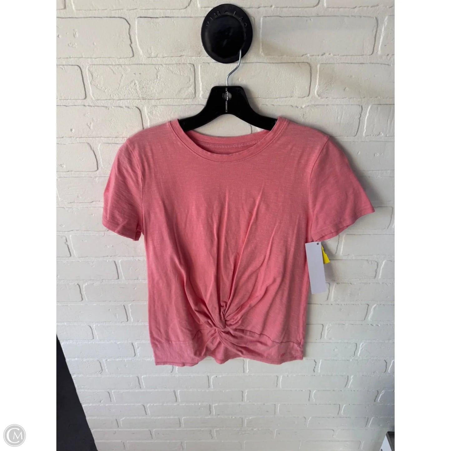 Top Short Sleeve Basic By Talbots In Pink, Size: S