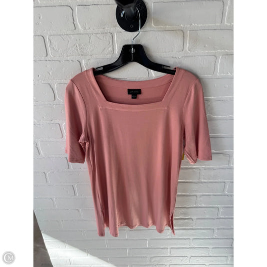 Top Short Sleeve Basic By J. Jill In Pink, Size: Xs
