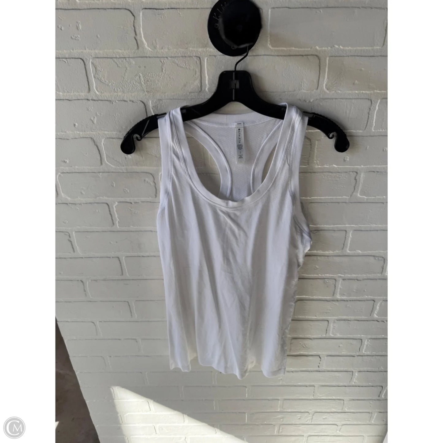 Athletic Tank Top By Athleta In White, Size: L