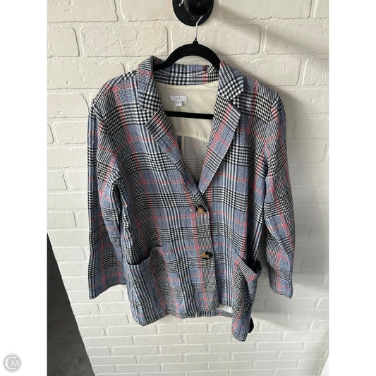 Blazer By J. Jill In Black & Blue, Size: S