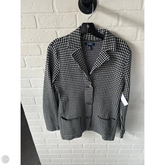 Blazer By Chaps In Black & White, Size: M