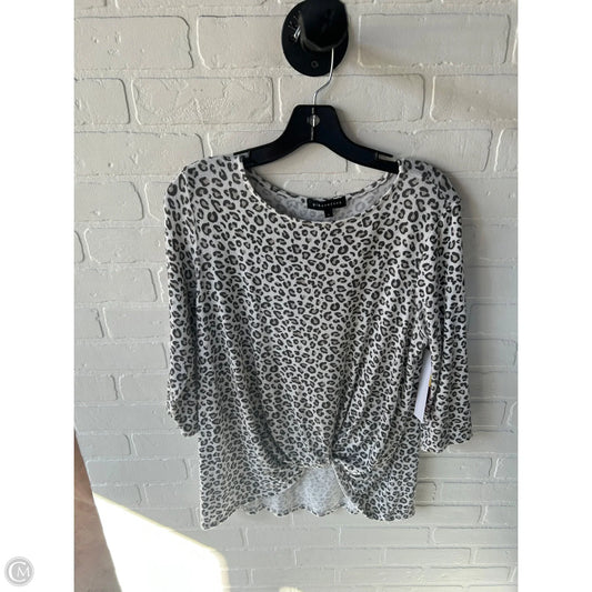 Top 3/4 Sleeve By Gibson In Animal Print, Size: S