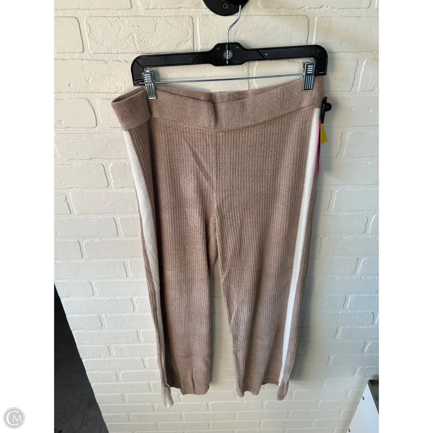 Pants Lounge By Barefoot Dreams In Pink & White, Size: 12