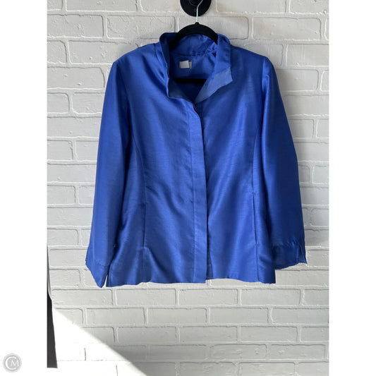 Blazer By Chicos In Blue, Size: M