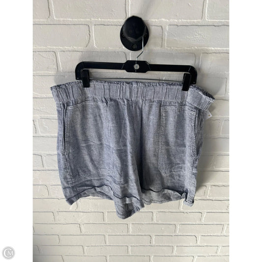 Shorts By Briggs In Grey & White, Size: 18