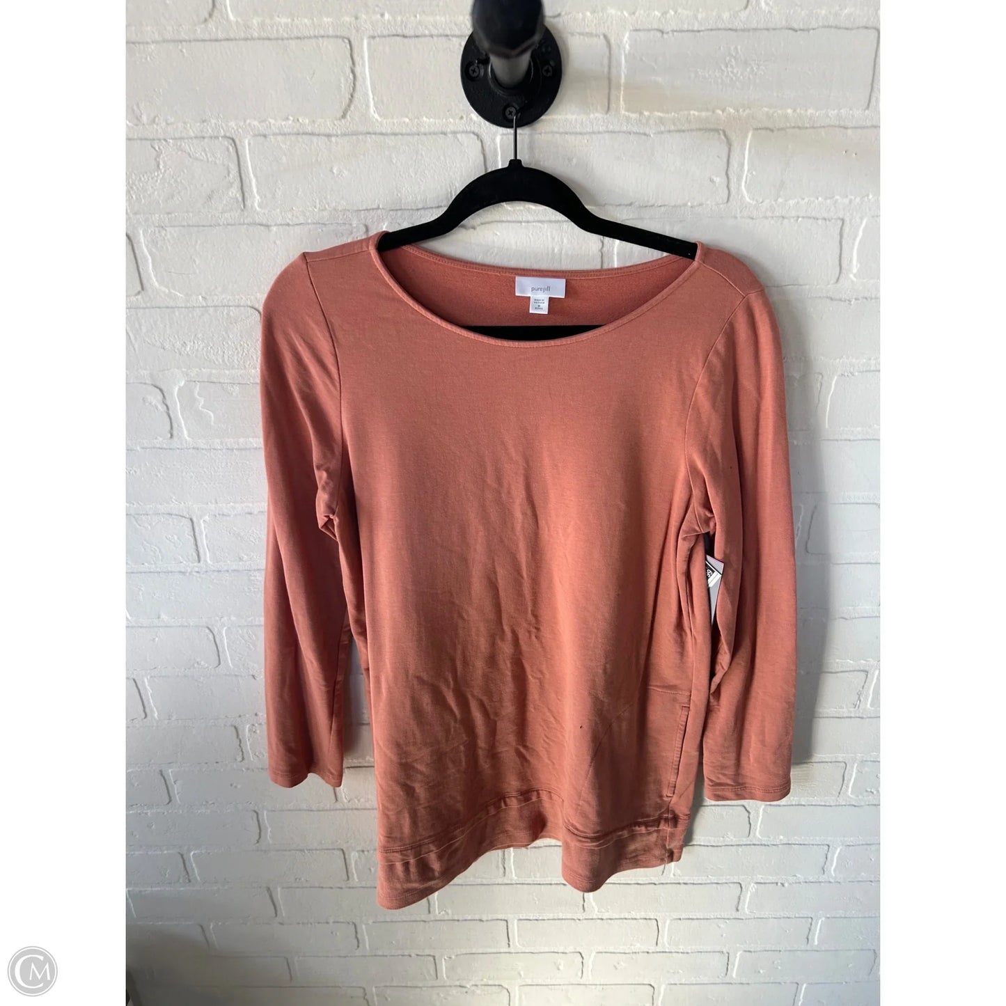 Top Long Sleeve By Pure Jill In Orange, Size: Mp