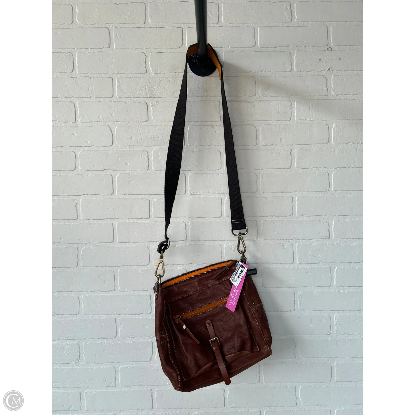 Crossbody Leather By Sundance, Size: Medium