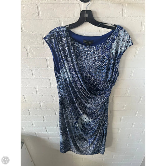 Dress Casual Midi By Connected Apparel In Blue, Size: Xl