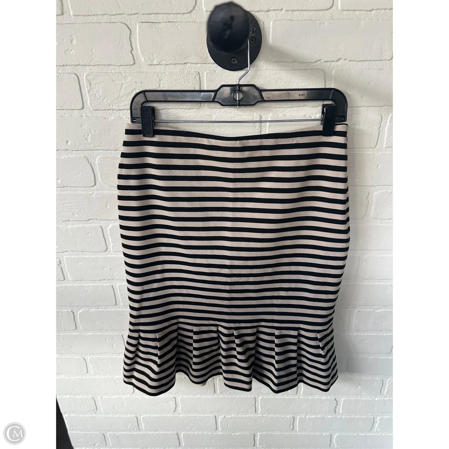 Skirt Midi By White House Black Market In Black & Tan, Size: 4