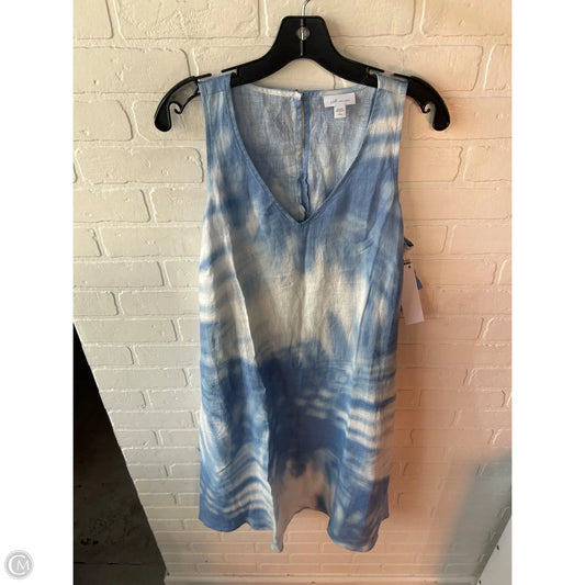 Dress Casual Midi By J. Jill In Blue & White, Size: Lp