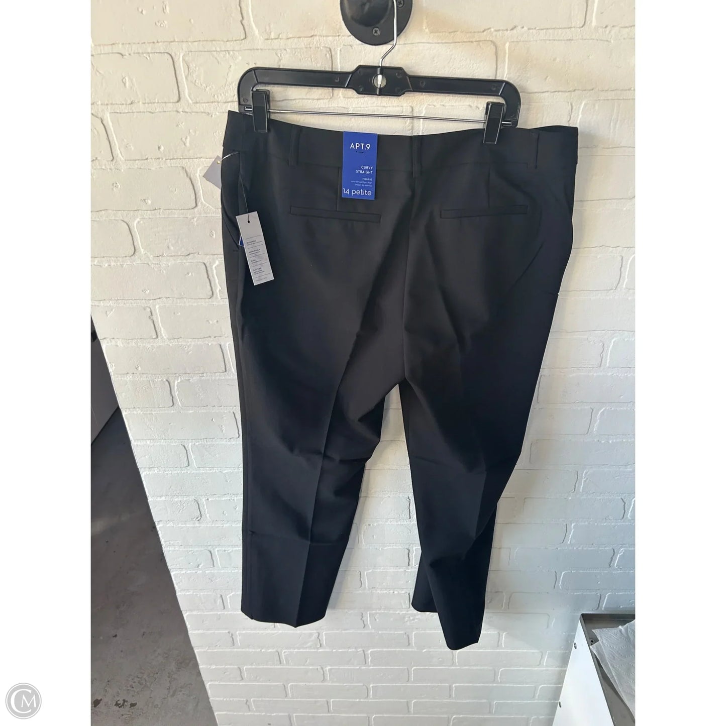 Pants Dress By Apt 9 In Black, Size: 14p