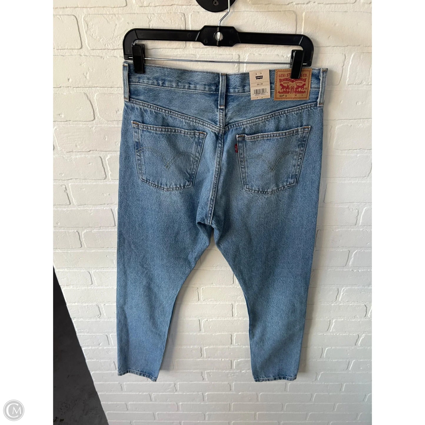 Jeans Skinny By Levis In Blue Denim, Size: 6