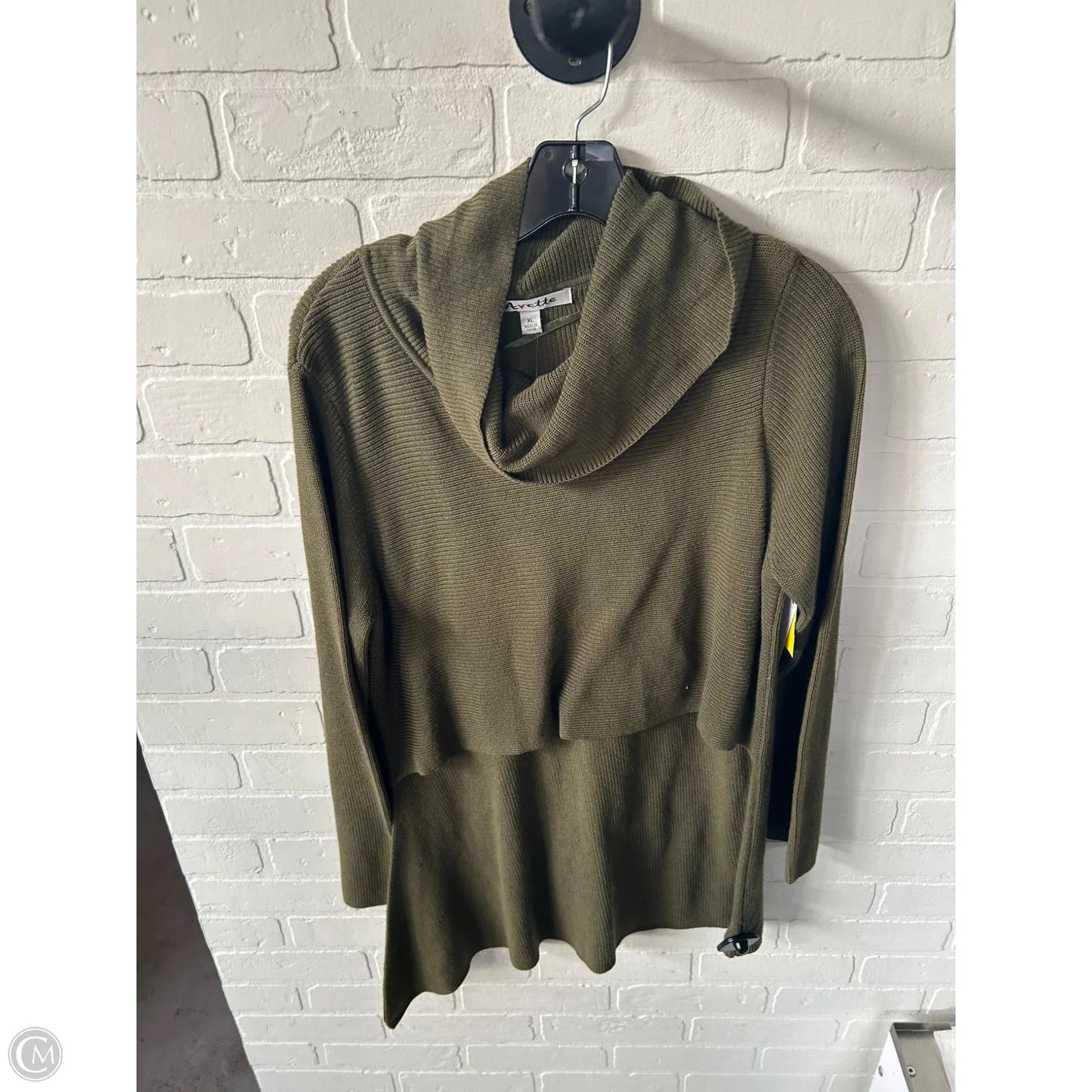 Sweater By Clothes Mentor In Green, Size: Xl