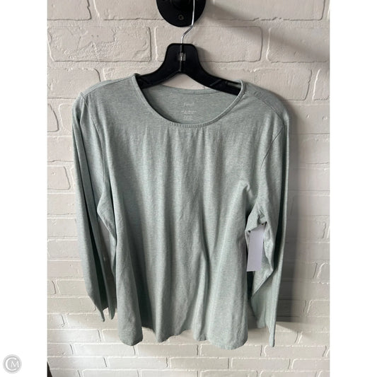 Top Long Sleeve By Pure Jill In Green, Size: L