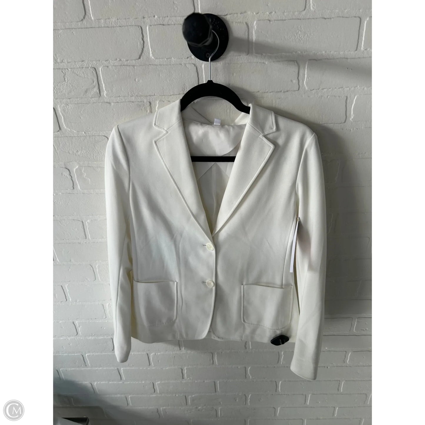 Blazer By Uniqlo In White, Size: M