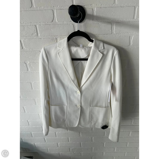 Blazer By Uniqlo In White, Size: M