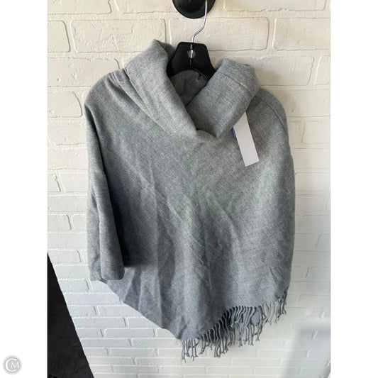 Poncho By Clothes Mentor In Grey, Size: Osfm