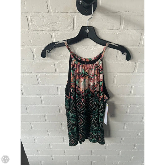 Top Sleeveless By White House Black Market In Black & Green, Size: M