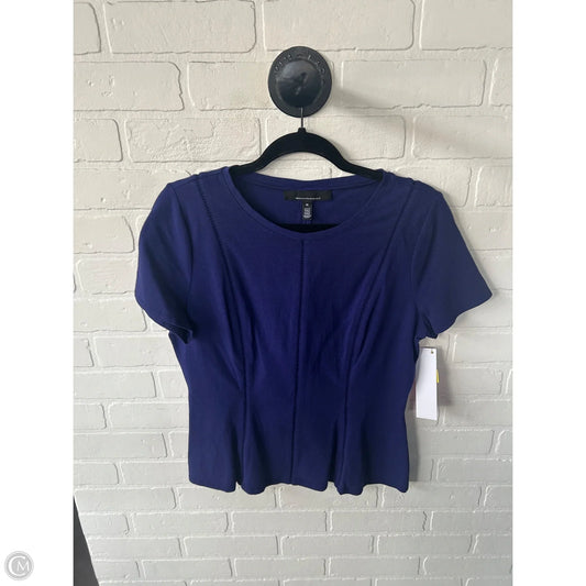 Top Short Sleeve By White House Black Market In Purple, Size: M
