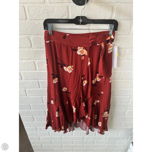 Skirt Midi By Free People In Red, Size: 2