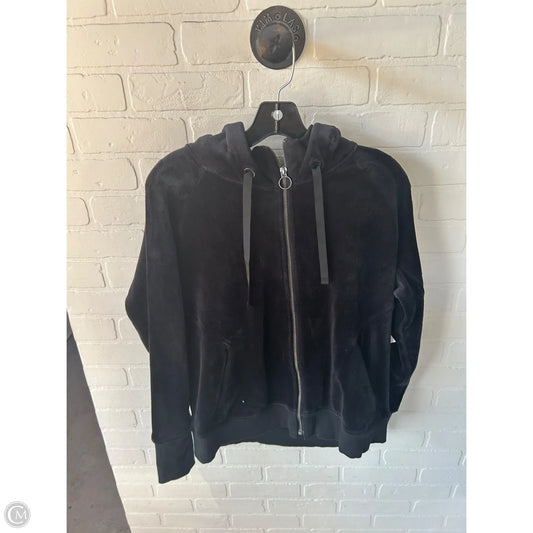 Athletic Sweatshirt Hoodie By Athleta In Black, Size: L