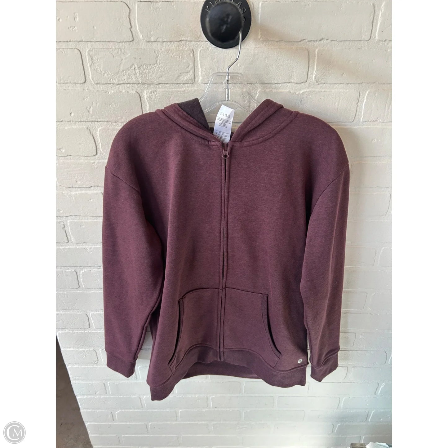 Sweatshirt Hoodie By Danskin In Purple, Size: M