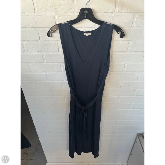 Dress Casual Midi By Garnet Hill In Blue, Size: M