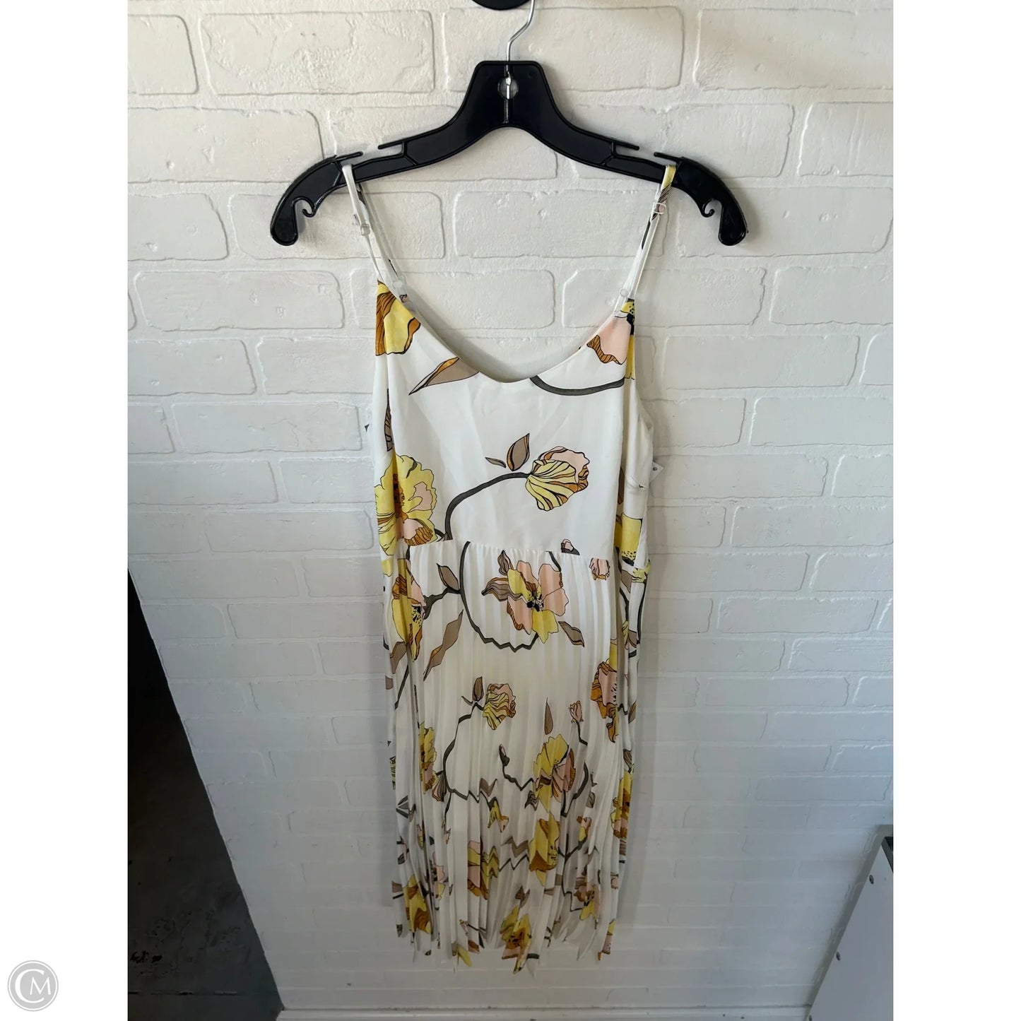 Dress Casual Midi By A New Day In Pink & White, Size: M