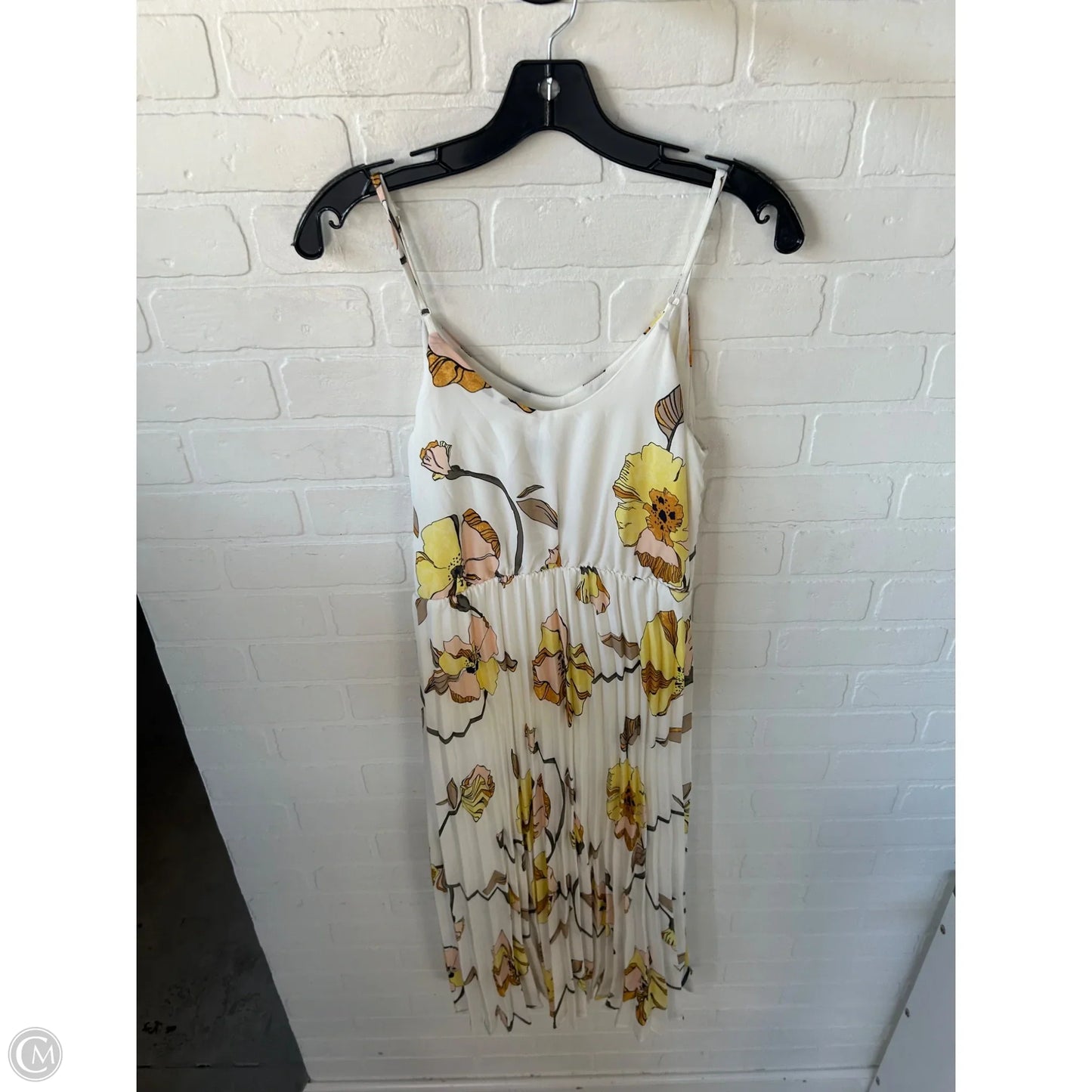 Dress Casual Midi By A New Day In Pink & White, Size: M