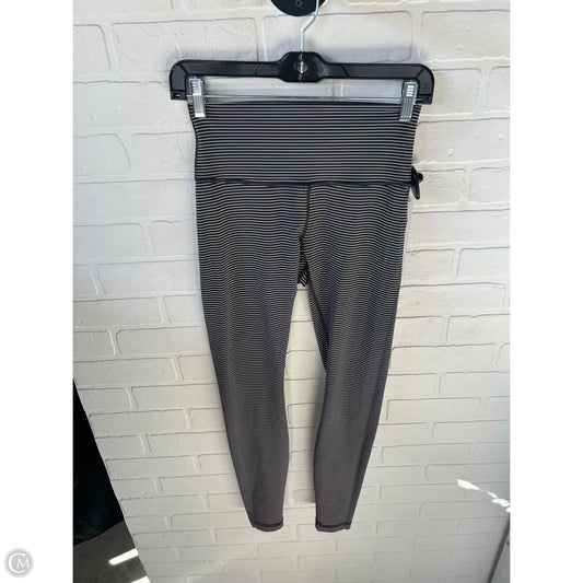 Athletic Leggings By Lululemon In Grey & Pink, Size: 6