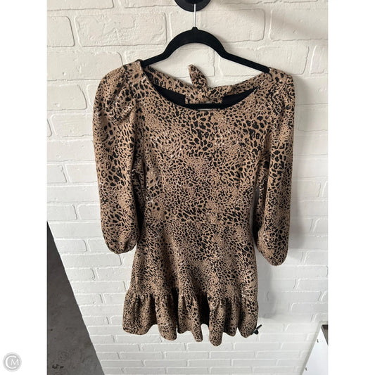 Dress Party Short By Maeve In Black & Brown, Size: M