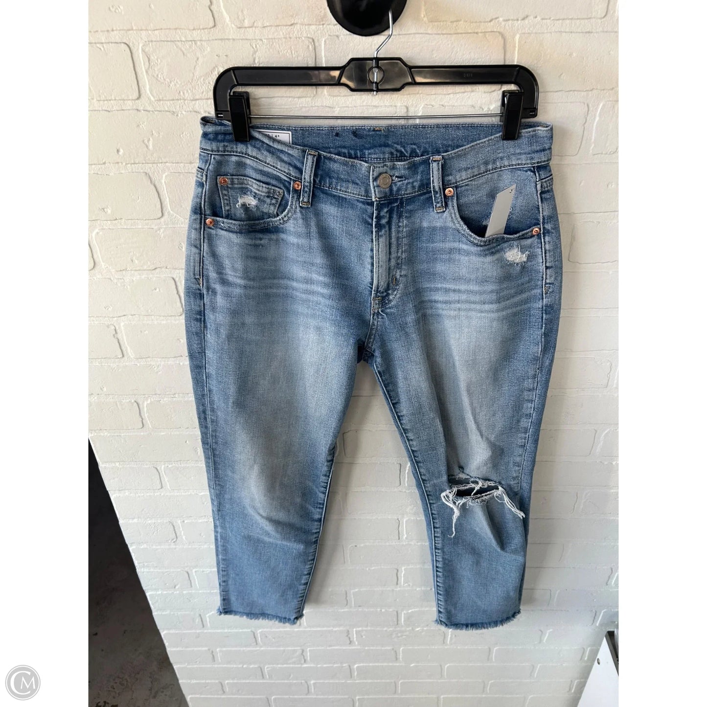 Jeans Boyfriend By Gap In Blue Denim, Size: 4