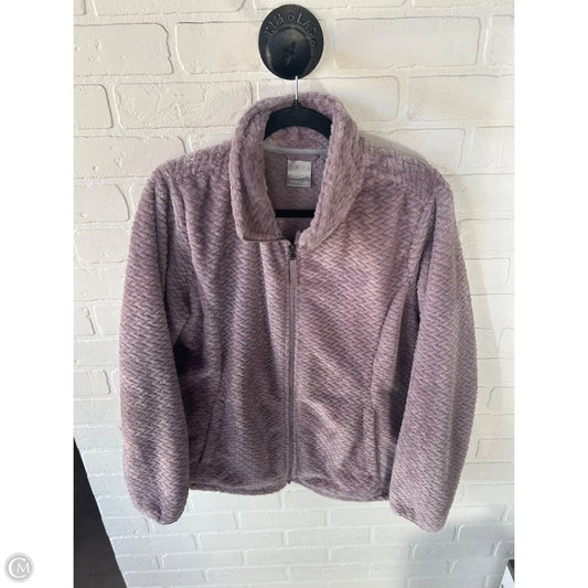 Jacket Fleece By Clothes Mentor In Purple, Size: Xl