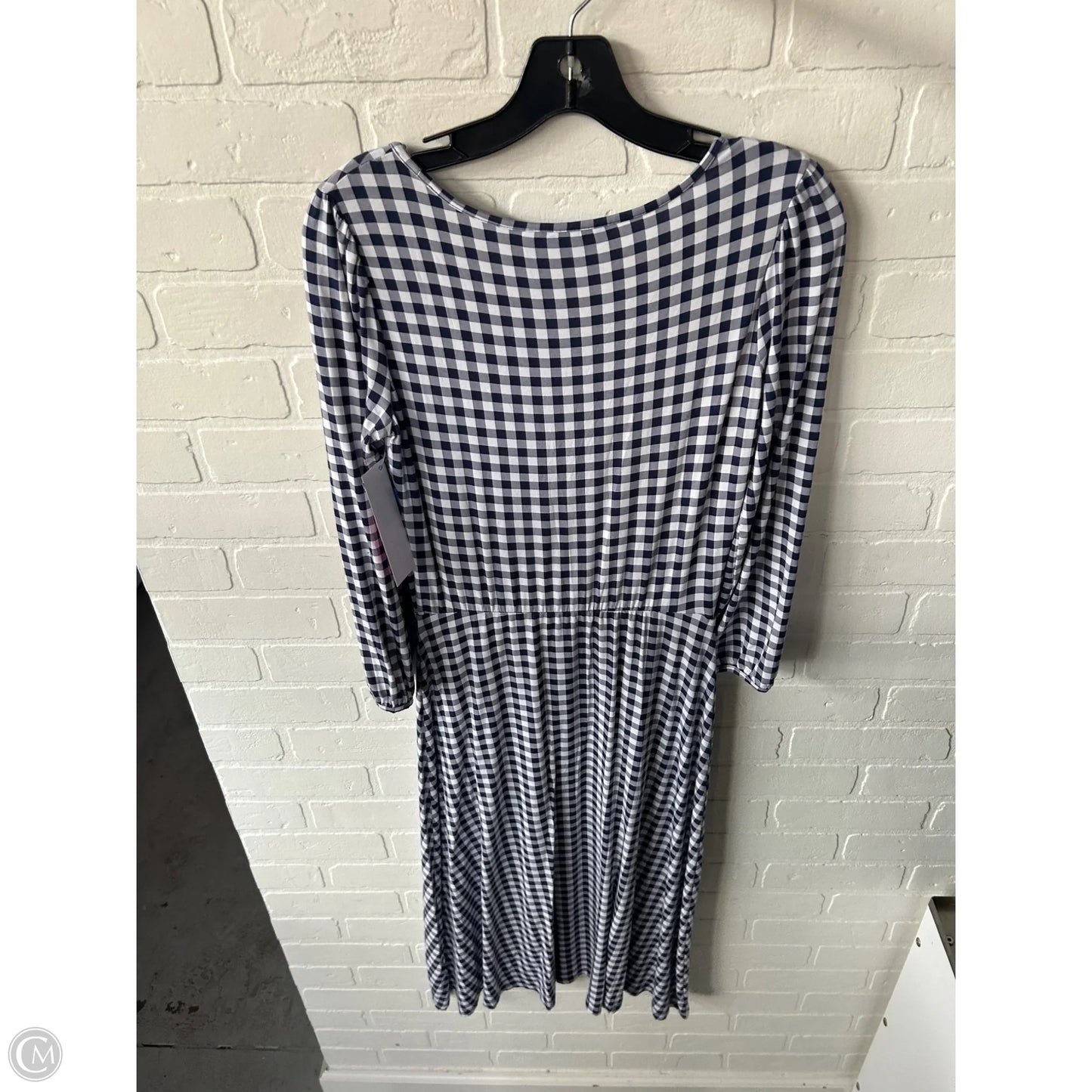 Dress Casual Midi By Draper James In Blue & White, Size: S