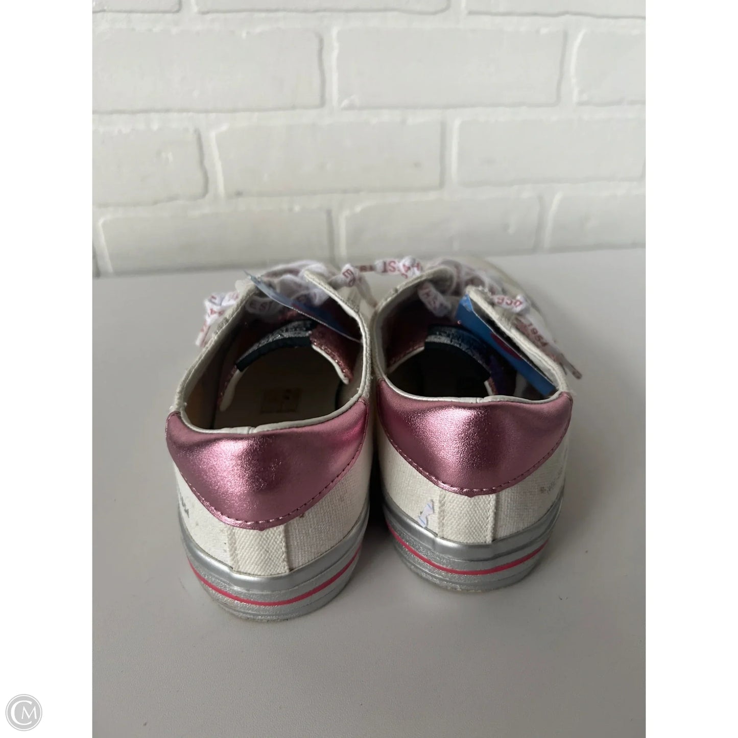 Shoes Sneakers By Vintage Havana In Pink & White, Size: 7