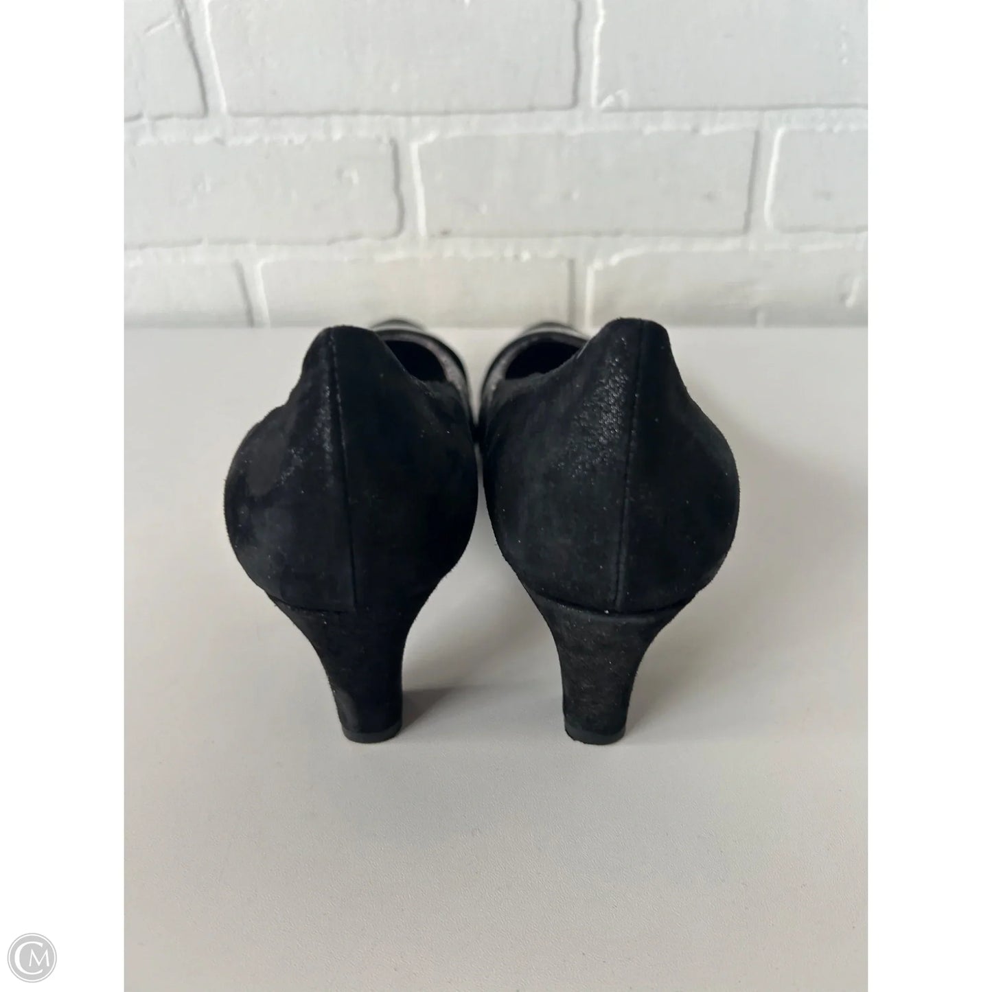 Shoes Heels Block By Agl In Black, Size: 7