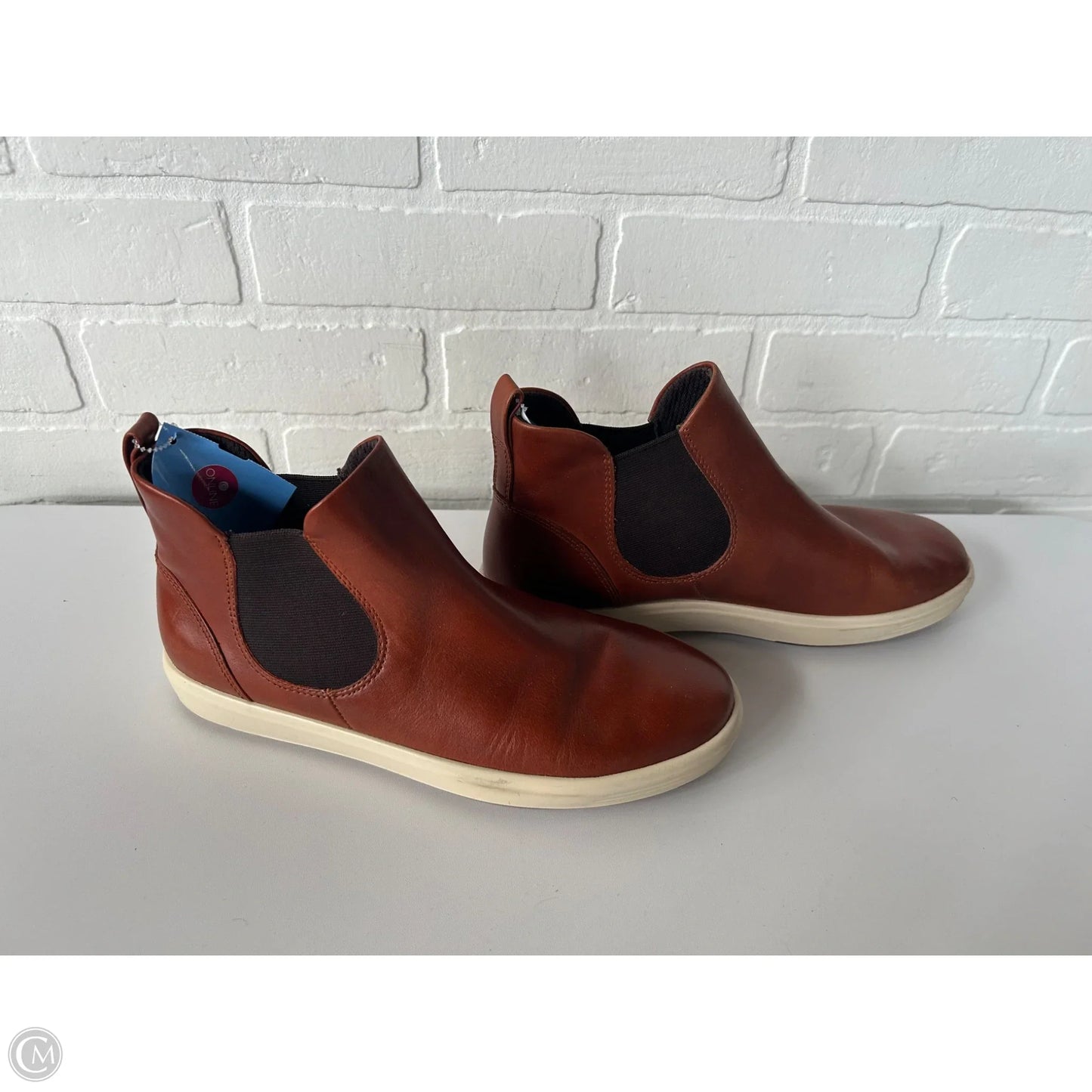 Shoes Flats By Ecco In Brown, Size: 8.5