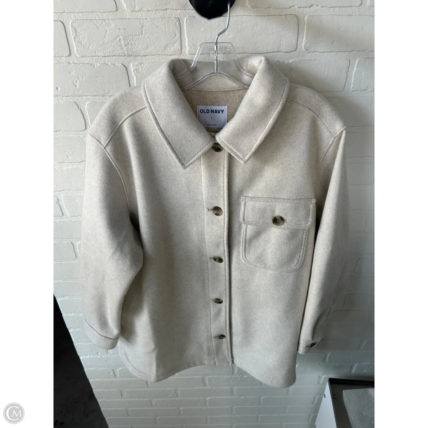 Coat Other By Old Navy In Cream, Size: L