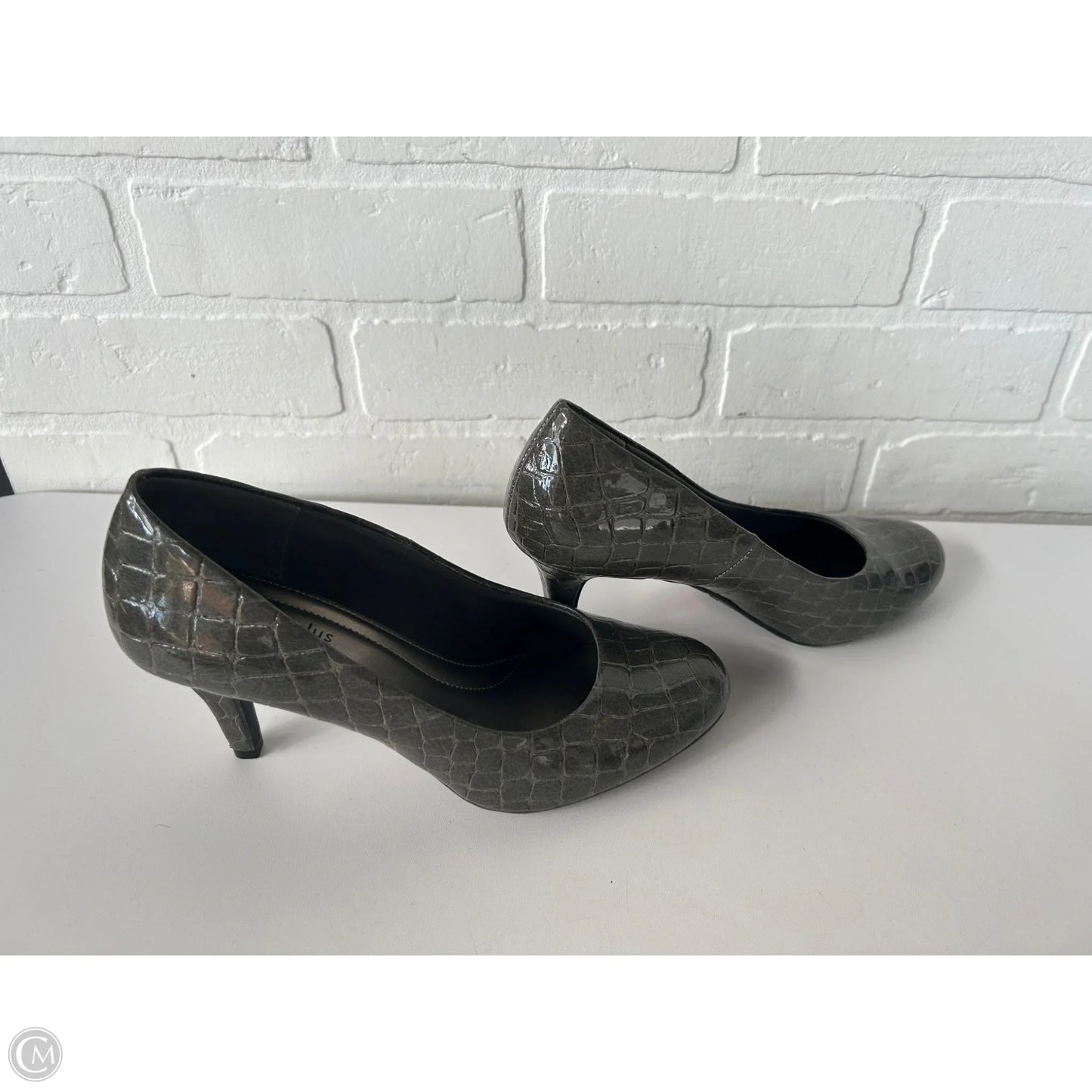 Shoes Heels Stiletto By Comfort Plus In Grey, Size: 7