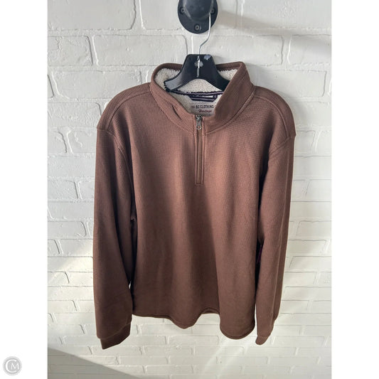 Sweatshirt Collar By Bc Clothing Company In Brown, Size: L