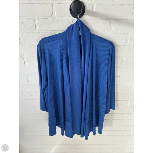 Cardigan By Chicos In Blue, Size: L