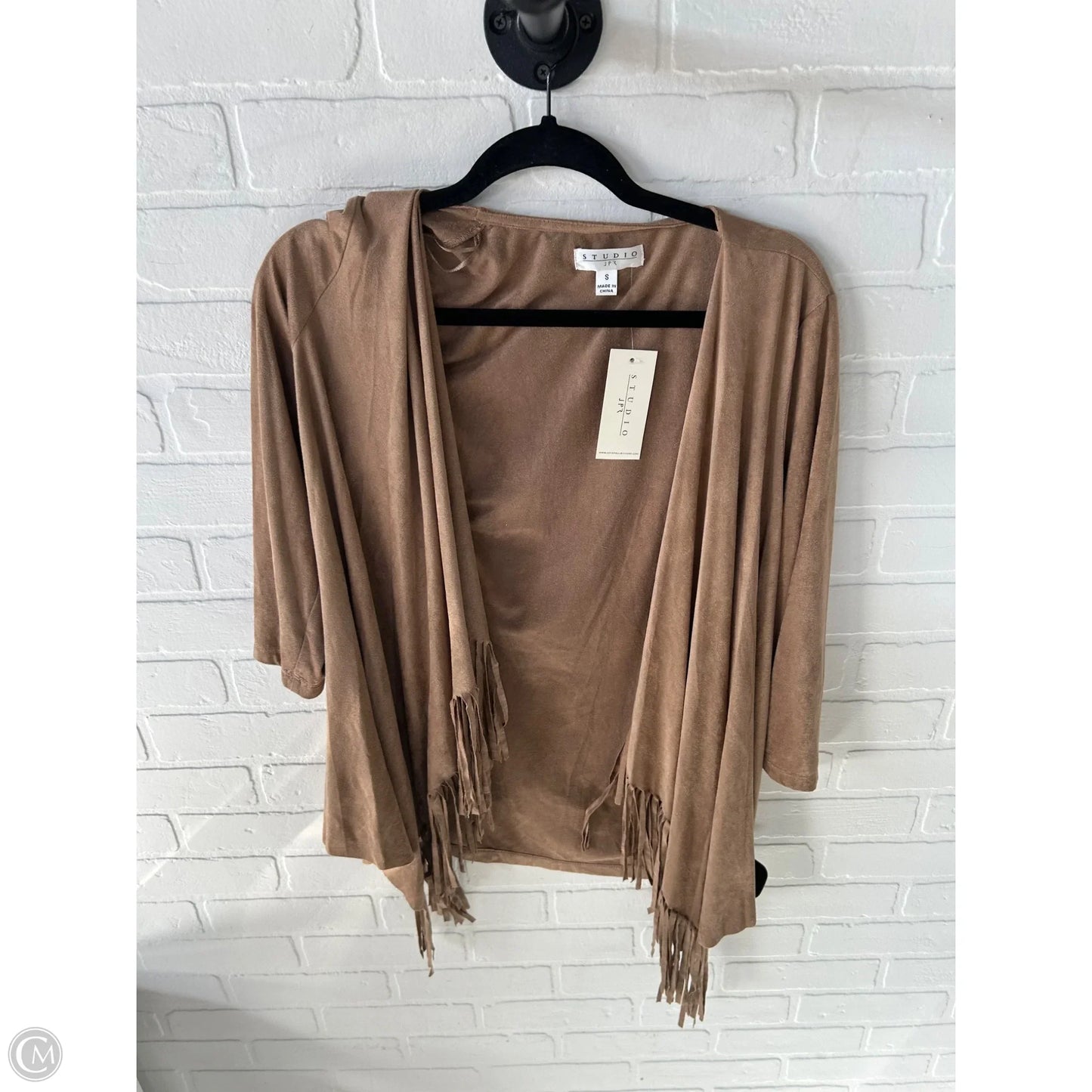 Cardigan By Clothes Mentor In Brown, Size: S