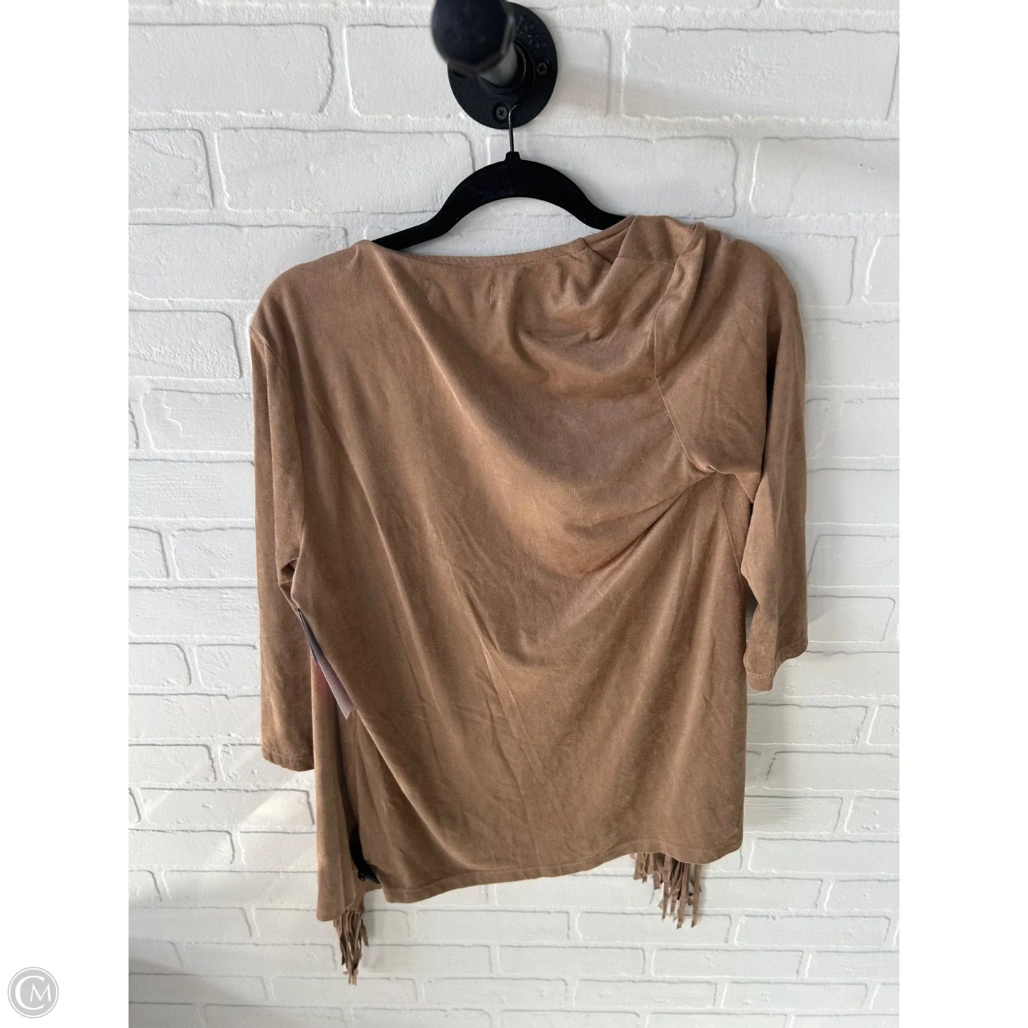 Cardigan By Clothes Mentor In Brown, Size: S