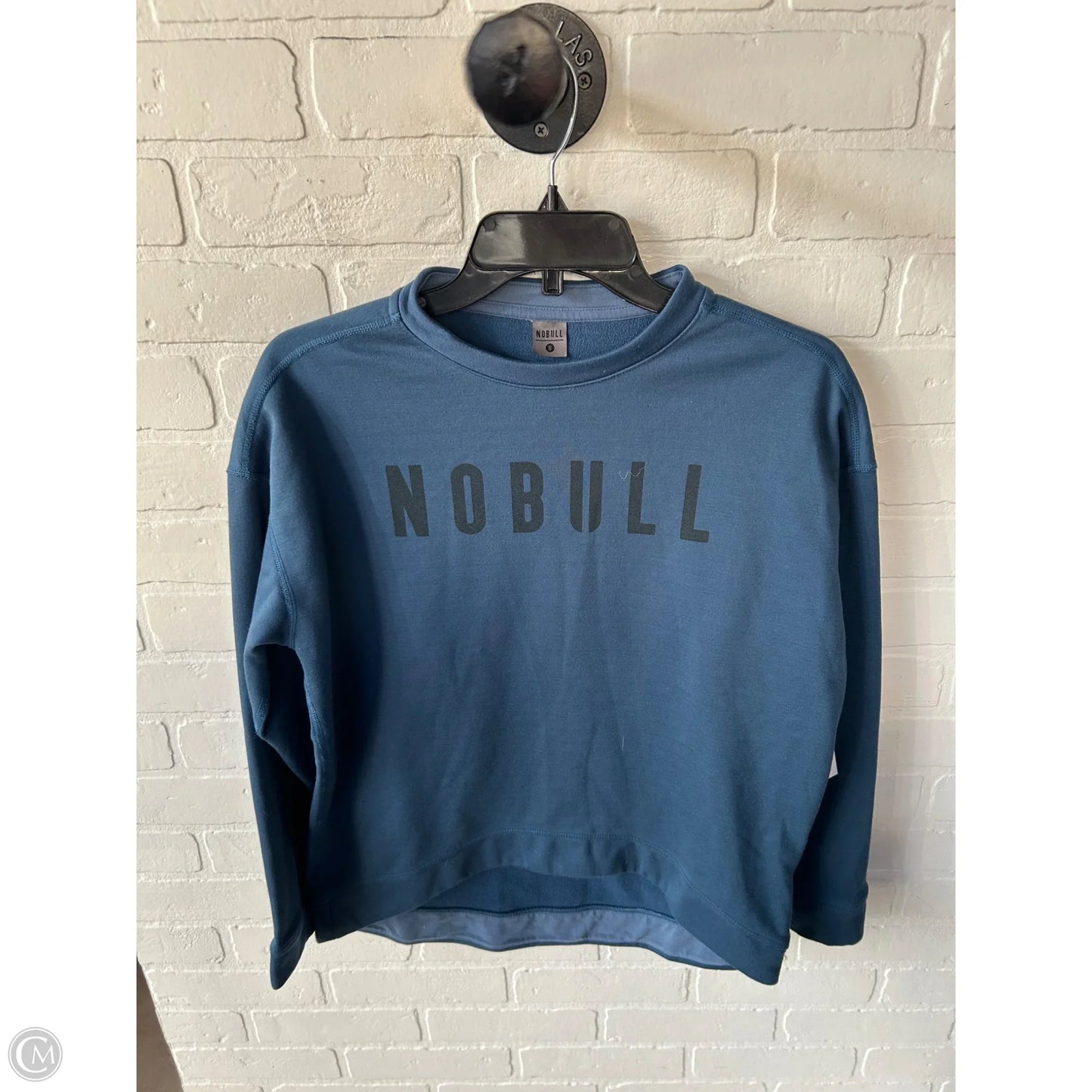 Athletic Sweatshirt Crewneck By Nobull In Blue, Size: S