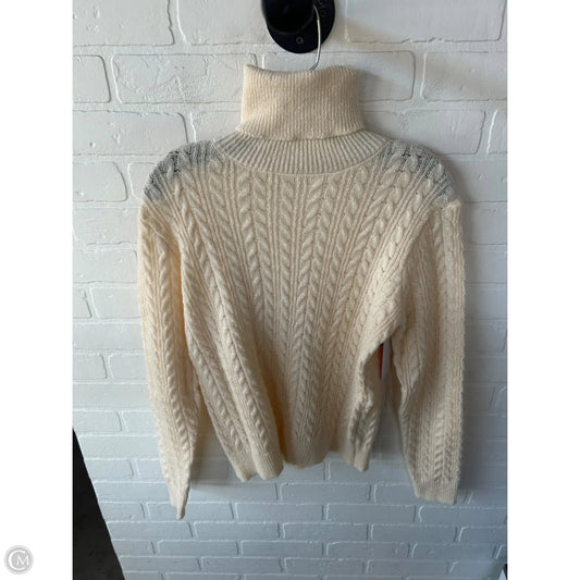 Sweater By Cmf In Cream, Size: L