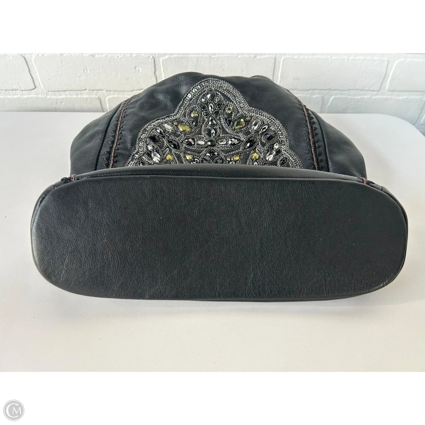 Handbag Leather By Brighton, Size: Medium