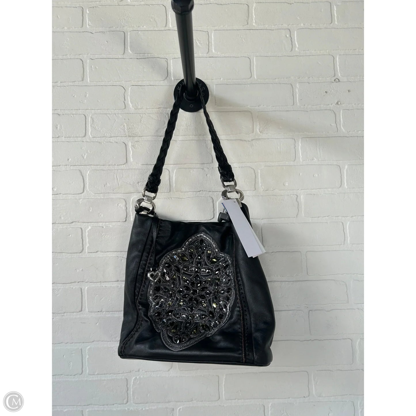 Handbag Leather By Brighton, Size: Medium