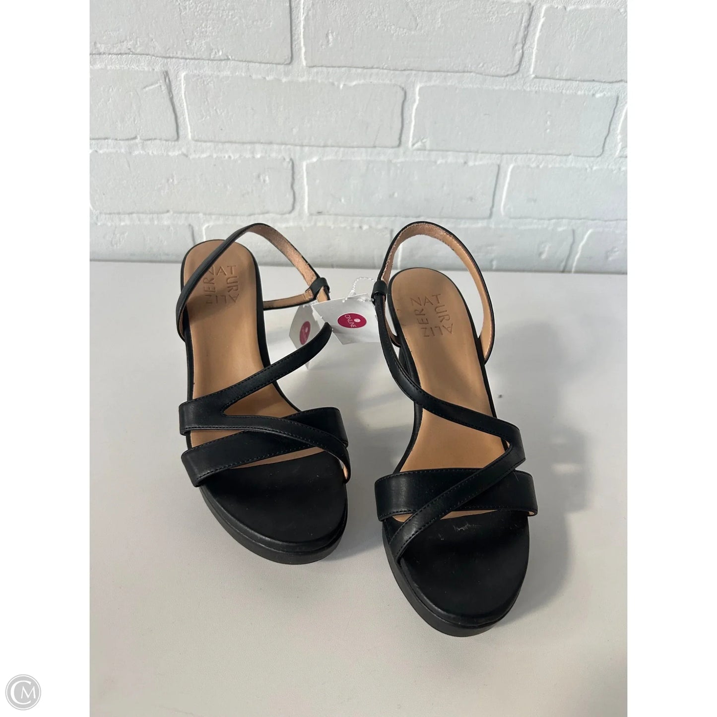 Sandals Heels Stiletto By Naturalizer In Black, Size: 6.5