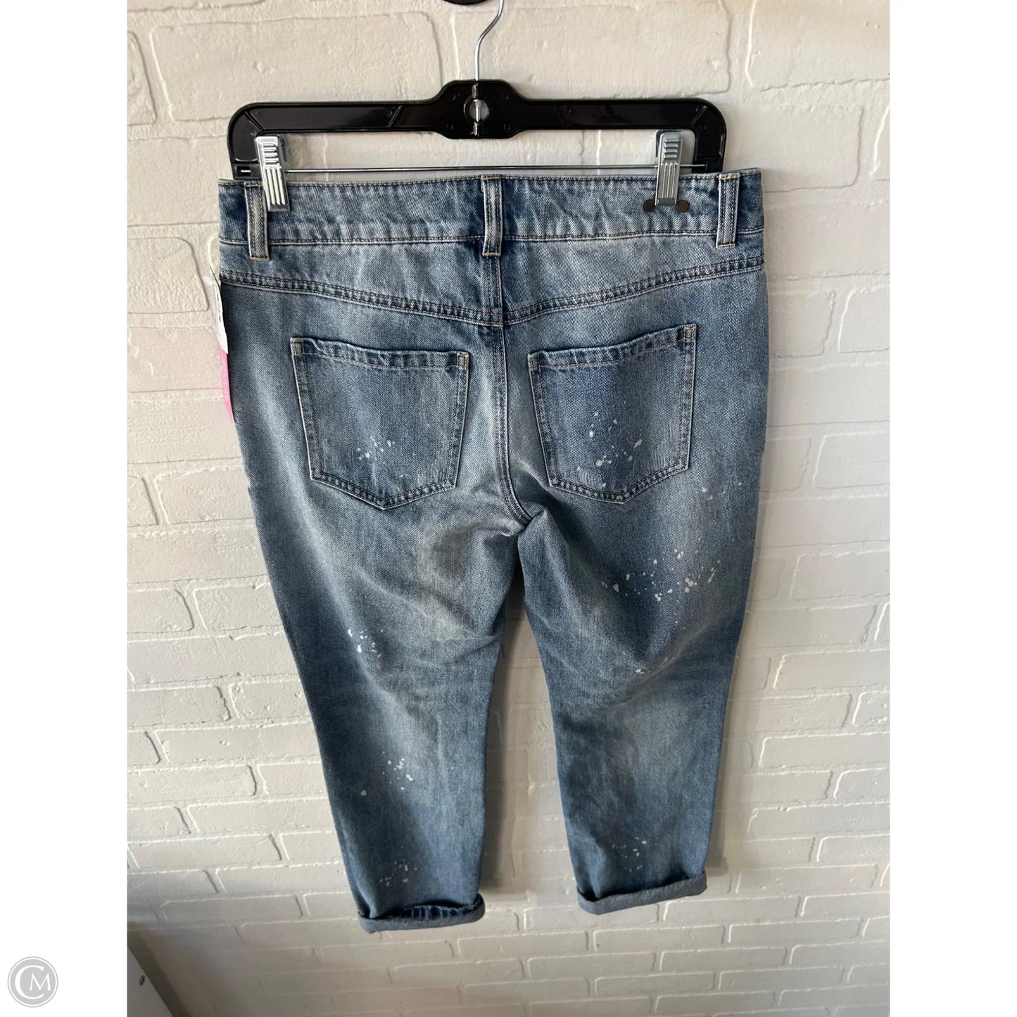 Jeans Boyfriend By Cabi In Blue Denim, Size: 2